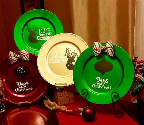 Charger Plate Cookies For Santa Plate Christmas Charger Charger