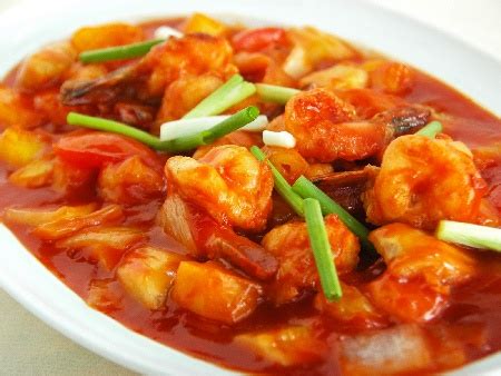 Пържени скариди в сладко кисел сос по китайски (азиатски)