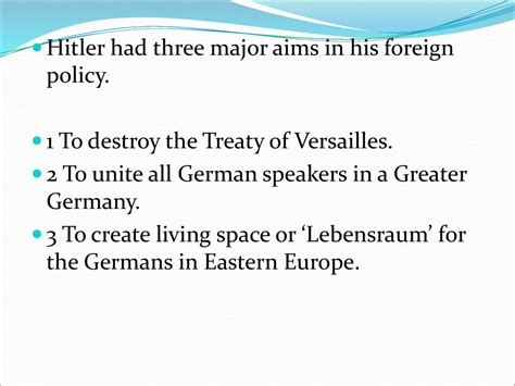 Hitlers Foreign Policy Ppt Download