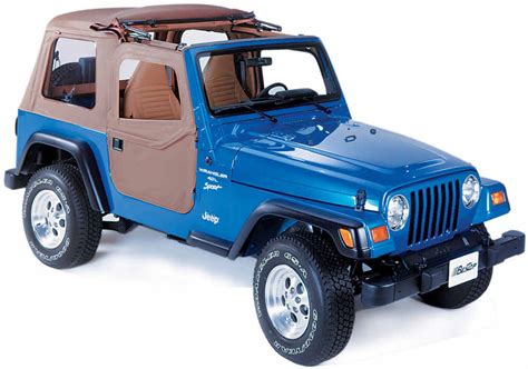 Bestop Sunrider Soft Top With Fold Back Sunroof For Jeep Wrangler 1997