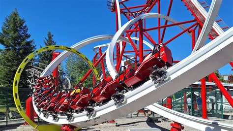 Stunt Pilot Silverwood Single Rail Rollercoaster Raptor Track