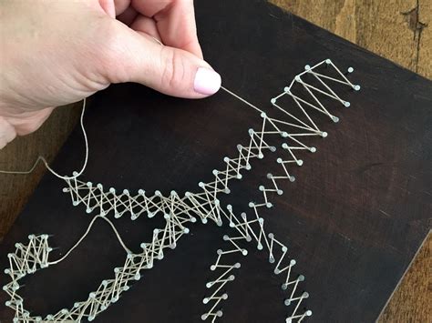 The Project Lady Diy Nail And String Art Tutorial