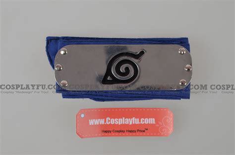 Naruto Headband (Blue,Leaf Village) from Naruto - CosplayFU.com