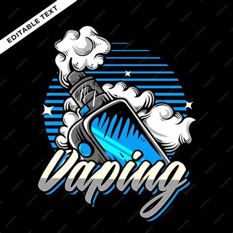 Premium Vector | Vape logo vector illustration