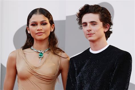 Timoth E Chalamet And Zendaya Pictures Popsugar Celebrity