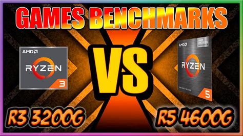 Ryzen 3 3200G vs Ryzen 5 4600G Sem Placa de Vídeo 2024 YouTube