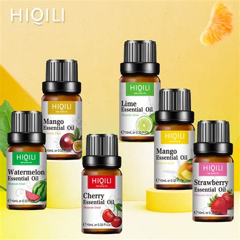 [ready Stock Malaysia] Hiqili 10ml Fruit Essential Oil 100 Pure Fresh