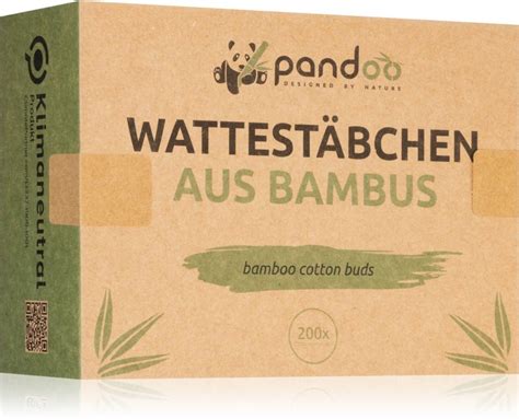 Pandoo Bamboo Cotton Buds Wattestäbchen notino de