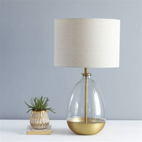 This Beautiful Glass Table Lamp Really Is Up There In The Style Stakes