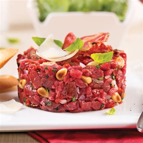 Tartare L Italienne Boeuf Et Prosciuttini Je Cuisine