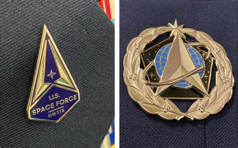 Space Force Troops Get Lapel Pin And Badge To Wear On Their Air Force Uniforms For Now Stars