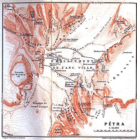 Petra Map - petra jordan • mappery