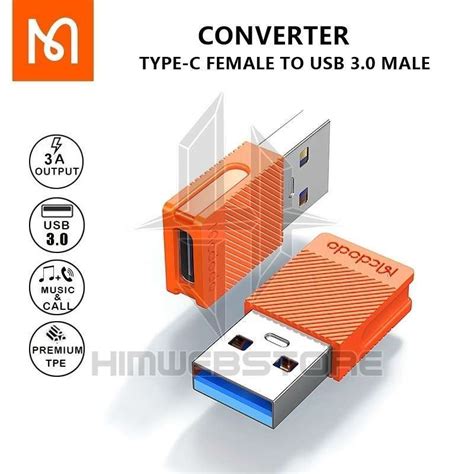 Jual Mcdodo Ot 6550 Converter Adapter Usb Type C Female To Usb A Port