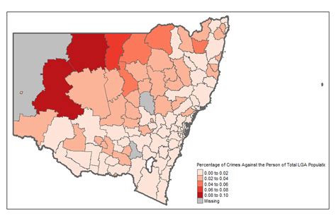 Oc Crimes Classified As Crimes Against The Person Per Lga As A