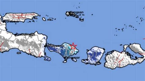 Gempa Terkini Magnitudo 46 Guncang Karangasem Bali