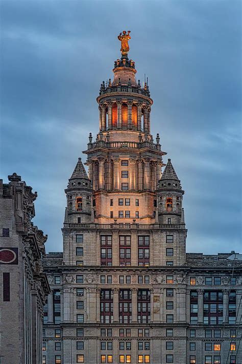 Nyc Manhattan Municipal Building Photograph By Susan Candelario Fine