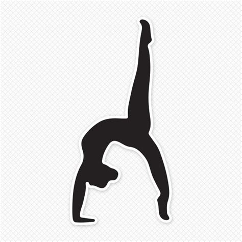 Free Gymnastics Silhouette Cliparts Download Free Gymnastics