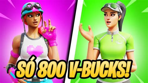 AS MELHORES SKINS TRYHARD DE 800 V BUCKS DO FORTNITE YouTube