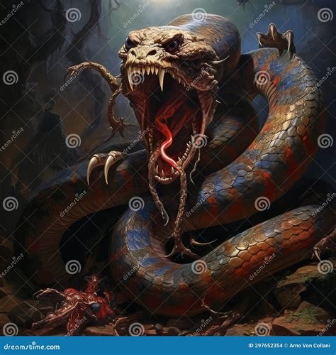 Serpentine Menace: Terrifying Giant Snake Monster Unleashes Frightening ...