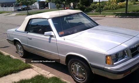 1986 Dodge 600 Convertible