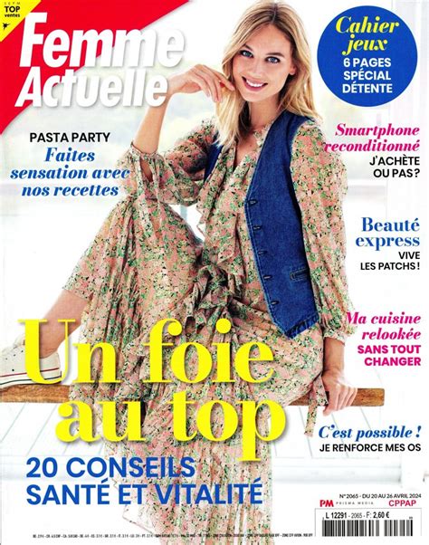 Femme Actuelle N° 2065 Abonnement Femme Actuelle Abonnement