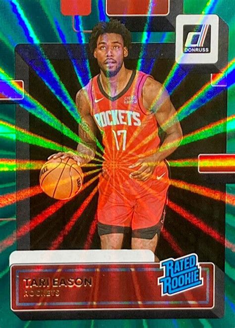 Tari Eason Donruss Holo Green Laser Price Guide Sports Card