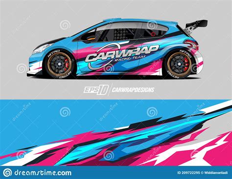 Car Wrap Decal Graphic Design Abstract Stripe Racing Background Designs For Wrap Cargo Van