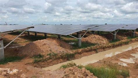 Cambodia New Solar Power Plant Put Into Operation The Cambodia Daily