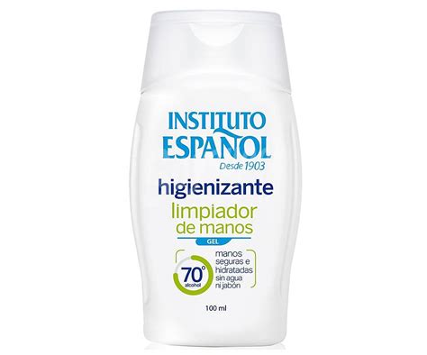 Instituto Español Gel limpiador de manos higienizante sin agua 100 ml