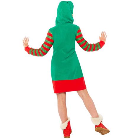 Festive Elf Women Adult Costume Party Delights