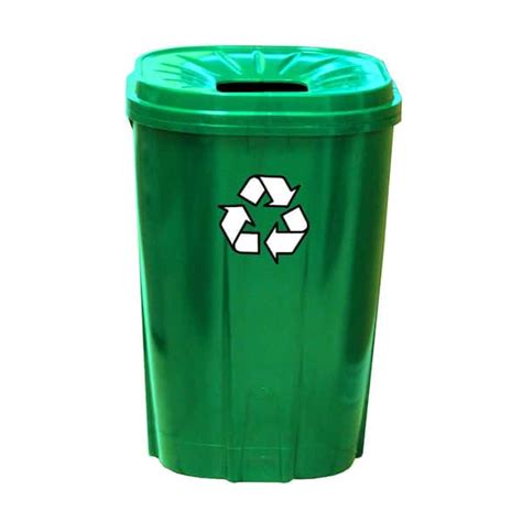 Enviro World 55 Gal Green Recycling Bin Ewc 304 The Home Depot