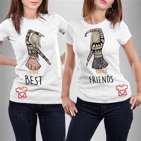 Playeras Personalizadas Para Mejores Amigas Best Friends 19900 Blusas De Mejores Amigas