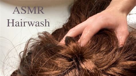 Asmr Hair Wash Sim Scalp Massage Running Water Sounds Soap And Lotion Sounds Youtube