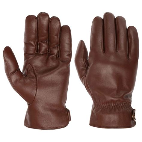 Stetson Gloves Goat Nappa Conductive Braun Westernwear Shop