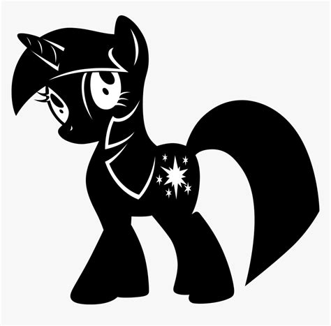 Vector Sparkles Silhouette Silhouette My Little Pony Svg Hd Png