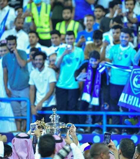 صور مراسم تتويج الهلال بلقب الدورى السعودى اليوم السابع