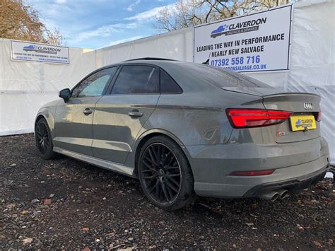 201969 Audi S3 Saloon Black Edition 20 Tfsi Quattro Claverdon