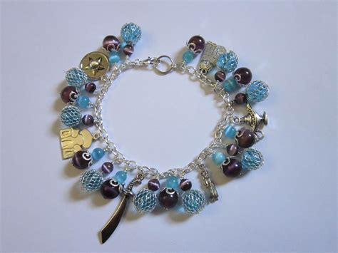 Princess Jasmine Charm Bracelet Etsy