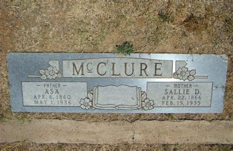 Asa M Mcclure Find A Grave Gedenkplek