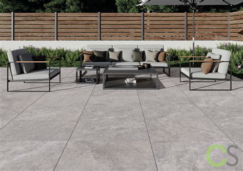 Country Supplies State Grey Porcelain Paving 90 X 60 X 2cm Two Pack 1