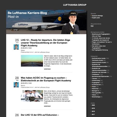 Lufthansa Group Karriere Blog Coolgrey User Interface Design Gmbh