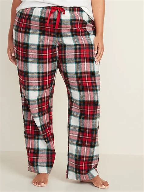 Patterned Flannel Plus Size Pajama Pants Old Navy Plus Size Pajamas