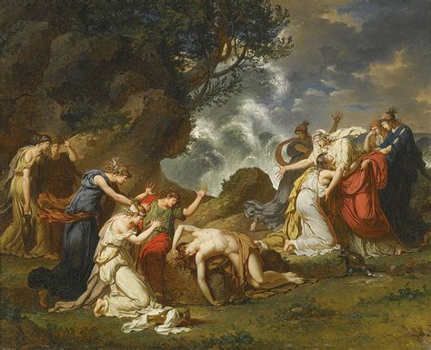 A Scene From Classical Mythology Possibly Ceryx And Alcyone Painting