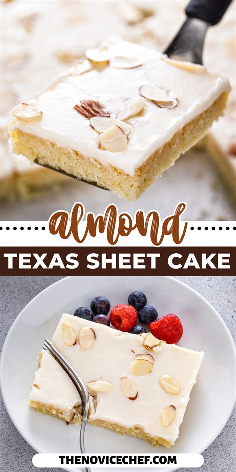 White Texas Sheet Cake Recipe L The Novice Chef