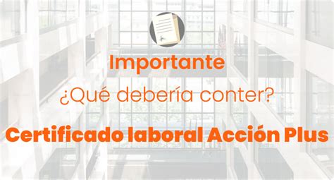 Certificado Laboral Acci N Plus Ejemplos En Word Y Pdf Ejemplo De