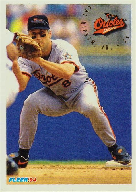 Fleer Cal Ripken Jr The Trading Card Database