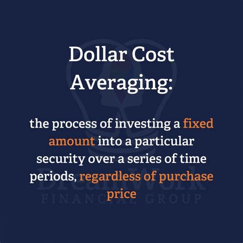 What Is Dollar Cost Averaging Dreamwork Financial Group