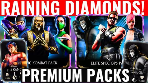 MK Mobile Klassic Kombat Pack And Elite Spec Ops Pack Opening Raining