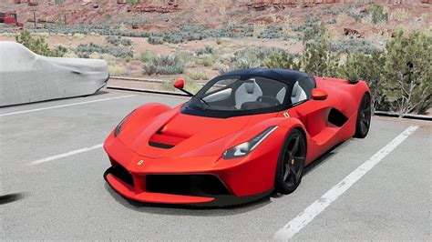 Beamng Drive Ferrari Laferrari Car Show Test Drive Crash