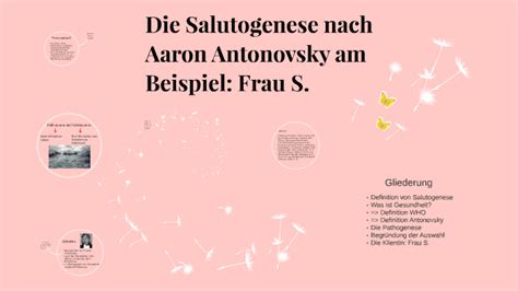 Die Salutogenese Nach Aaron Antonovsky Am Beispiel Frau S By Marina